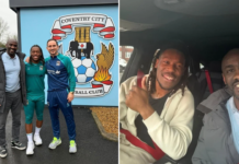 Coach Otto Addo Visits Thomas Brandon Asante As He Recovers From Injury